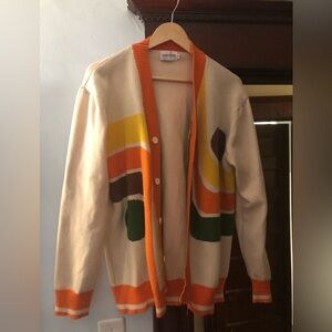 Ox knit vintage style cardigan